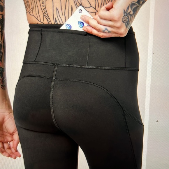 Lululemon fast & Free 7/8 tight II nulux 25” (stock pic is just to show style) - Picture 11 of 11